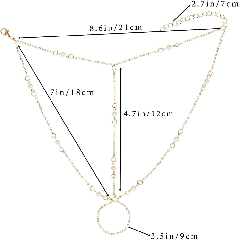 2PCS Gold Beaded Foot Chain for Women Sequins Barefoot Sandals Coin Rhinestone Toe Ring Ankle Summer Wedding Pearl Foot Jewelry