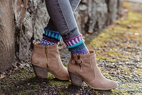 Solmate Socks - Mismatched Crew Socks; Made in USA; Raspberry XL - 1