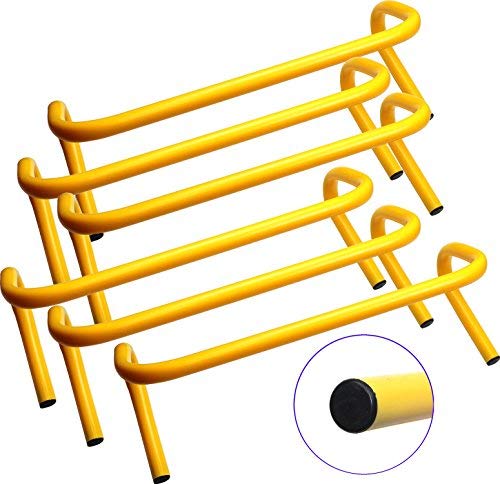 SS Sports Speed Agility Hurdle Training Set of 6 Soccer Football Basketball Track (9 inch)
