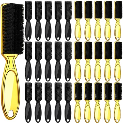 Brosse de nettoyage en nylon pour homme Patelai lot de 30 pièces noir et or