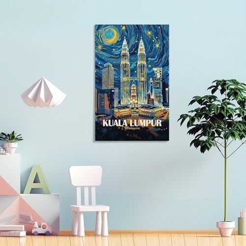 Tableaux sur toile pour égayer les murs sombres de la chambre