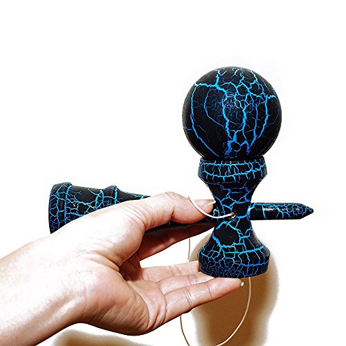 Itian Holzriss Farbe Kendama Spielzeug Kinder Ballspiele Holzspielzeug Geschicklichkeitsspiel Kugelfangspiel Japanische pädagogisches Spielzeug