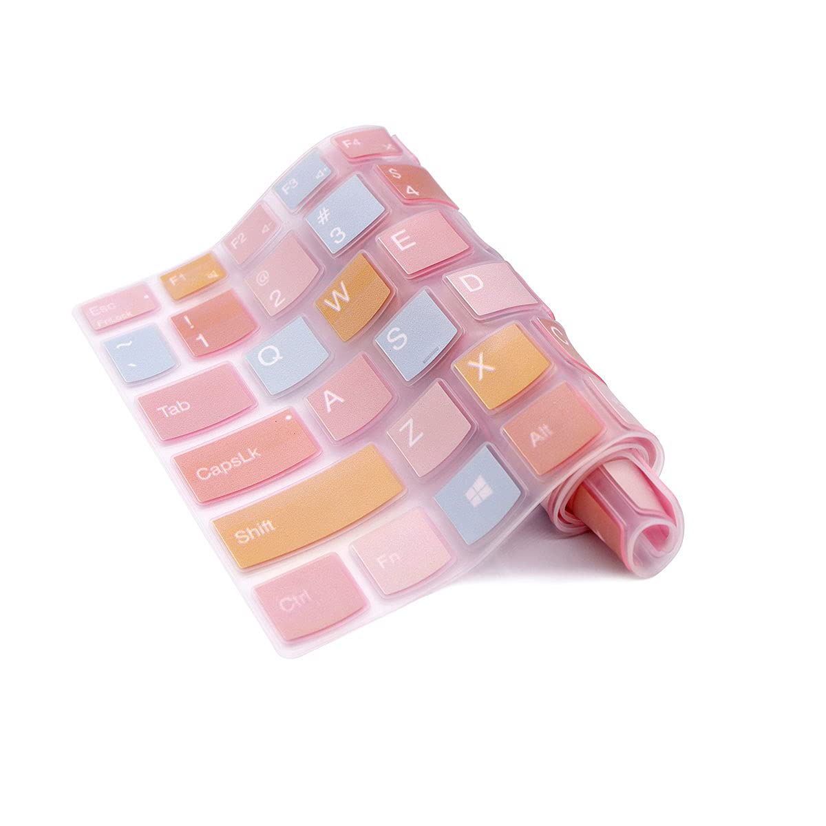 Cover in silicone per tastiera Lenovo Legion 5/per Lenovo Legion 5 Series Legion 5 5i 5p 5pi 15.6" e 17.3" per tastiera Legion Protezione della pelle - Rosa dolce cuore
