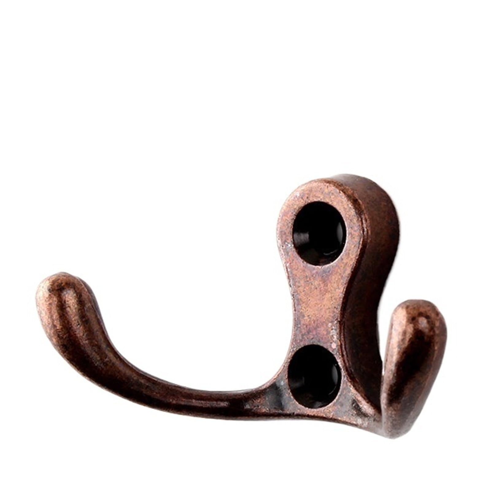 Hrxexsbam 305 Red Bronze Vintage Zinc Alloy Wall Hooks, Bronze Antique Style Heavy Duty Coat Bag Hat Hangers With Screws For Bathroom Kitchen(305 Red Bronze)