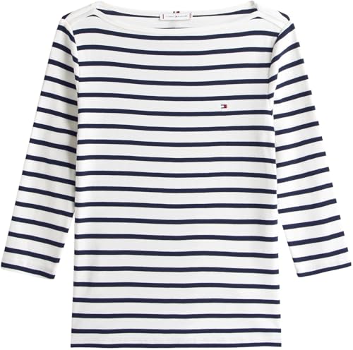 Miniatura 6 de Tommy Hilfiger Camiseta de manga larga Mujer New Cody Slim cuello barco
