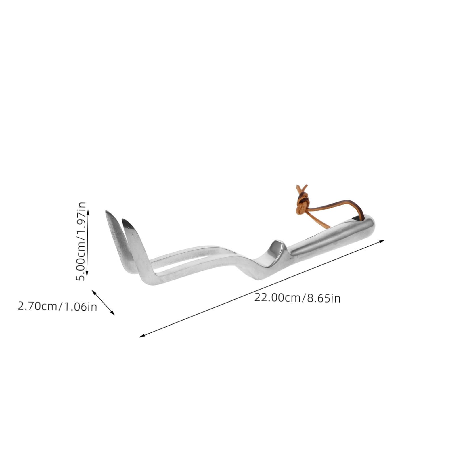 Operitacx 3 Stück kleine Rechen für Gartenbeete Picker Handrechen Landschaftsbau Gartenarbeit Gartenwerkzeug rasenpflege Pflanz Rechen Gartenrechen klein Magnesium-Aluminium-Legierung Silver