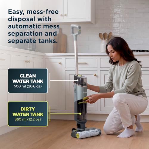 Shark HydroVac Reveal Cordless Vacuum, Mop and Self-Clean, Sage, WD322BRN - image 7