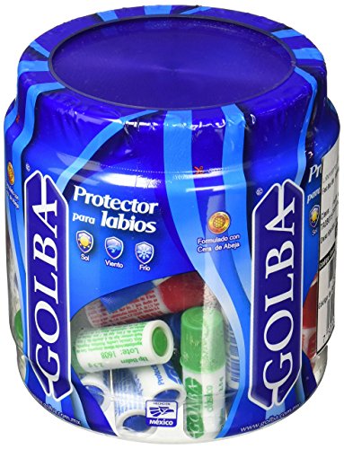 Golba Protector Labial Exhibidor 60 x 2.5 g, 60 unidades