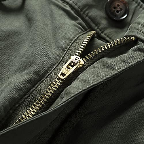 Mens Cargo Joggers–Slim Fit Flex Work Pants with Belt Loops Elastic Waist Zipper Pockets Drawstring Waist - Image 6