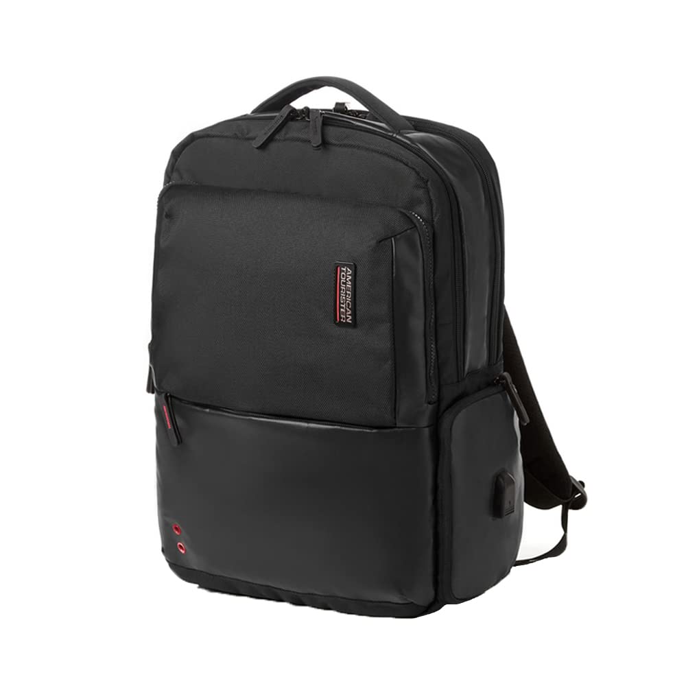 American Tourister Zork Polyester 2 Compartment Laptop Unisex Backpack (Black,Frsz) (B0BV76QPVM) Amazon Price History, Amazon Price Tracker
