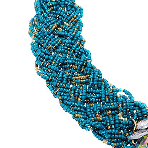 Jerollin Simulated Pearl Body Statement Necklace For Women, Fashion Collar Bib Necklaces Fashion Costume Jewelry Necklace #TOP3