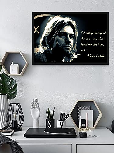 Funny-Ugly-Christmas-Sweater-Kurt-Cobain-Wall-Decor-Poster-Rock-Art-Print-for-Home-Decoration-I-Rather-Cobain-Inspirational-Quote-8-in-x-12-in
