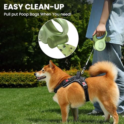 Laisse rétractable anti-traction pour chien 8m résolvant les chocs - 5