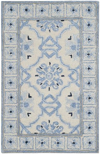 Tapete decorativo rectangular 2'x3' Safavieh Bella miniatura 2
