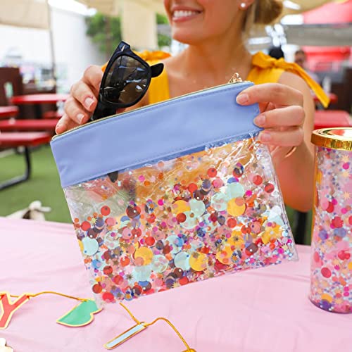 Packed Party Everyday's A Birthday Confetti Pouch; Small Cute To-Go Purse or Cosmetic Make Up Set Bag with Zipper; Compact Travel Organizer for Women3