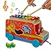 Produktbild Ziehen Spielzeug Holz Autos Xylophone Stecktiere Nachziehspielzeug mit Formen Sortier für Kinder Jungen Mädchen