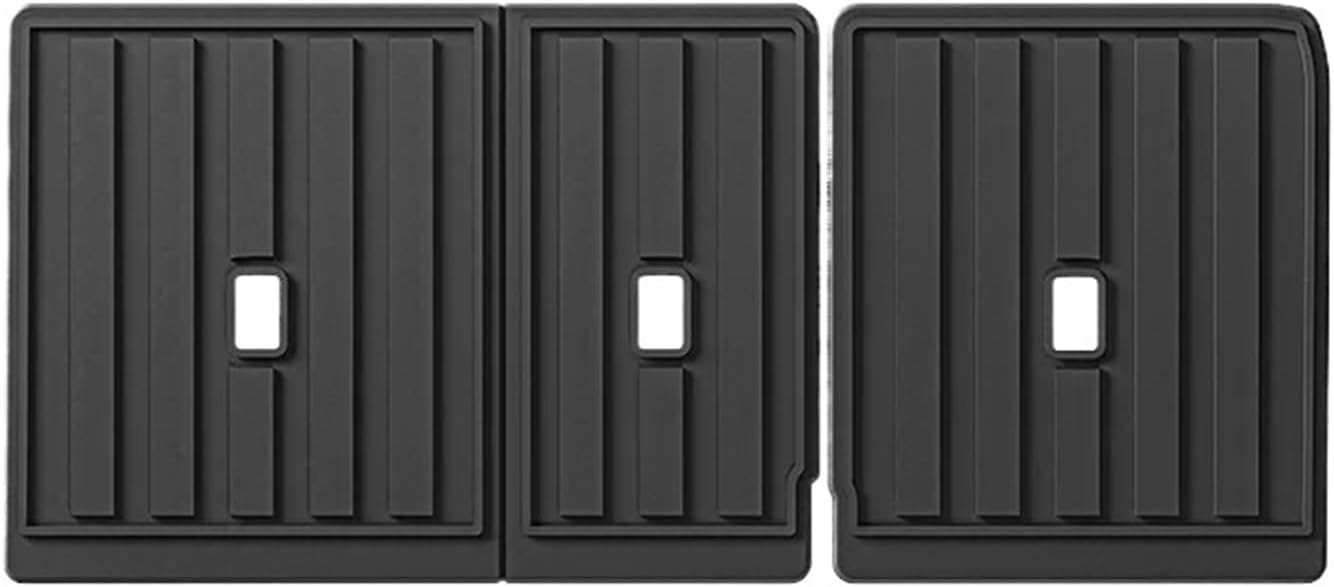 Car Trunk Mat Compatible with Expedition 2018-2024 TPE Car Floor Mats All Weather Rear Trunk Pad Cargo Liner Compatible with Seat Back Pads car mat(TPE Foot Pads)
