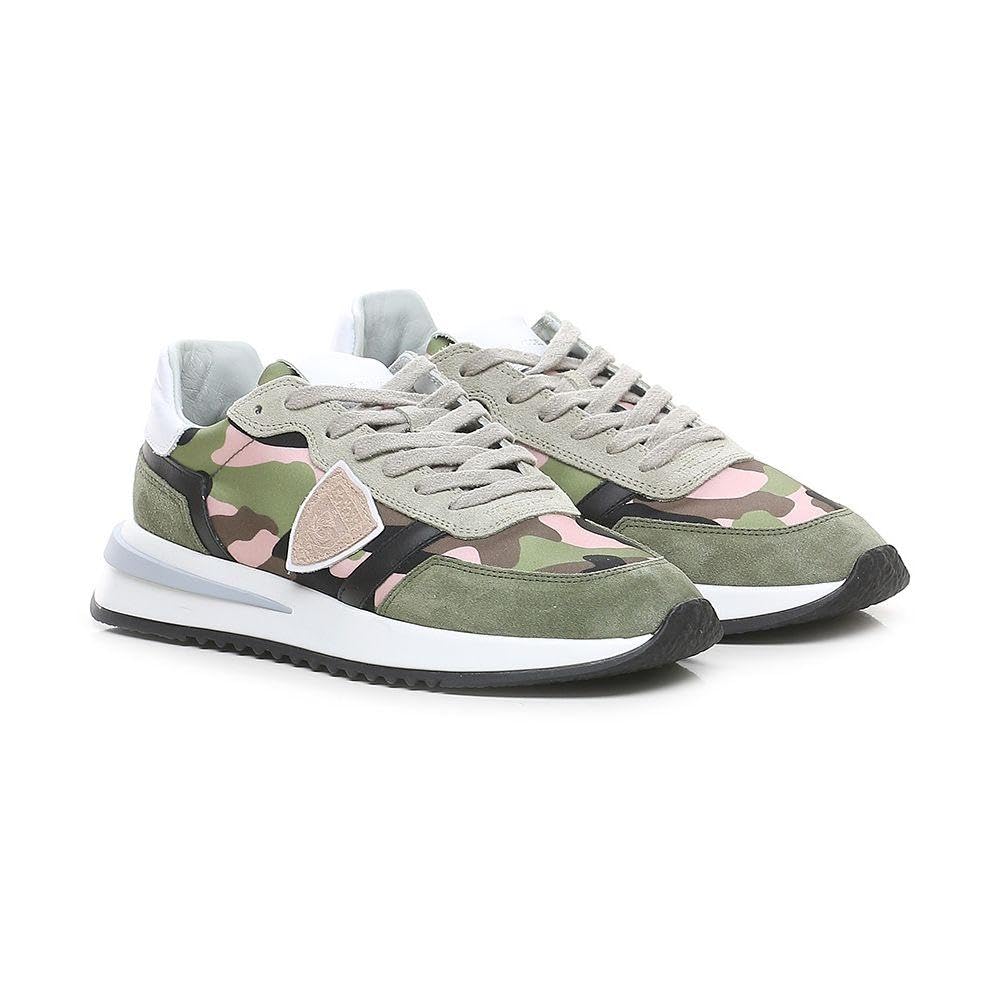 Philippe Model Tropez 2.1 TYLD CP05 Sneakers Donna Sistema Ultrasoft Otholite Militare Camouflage