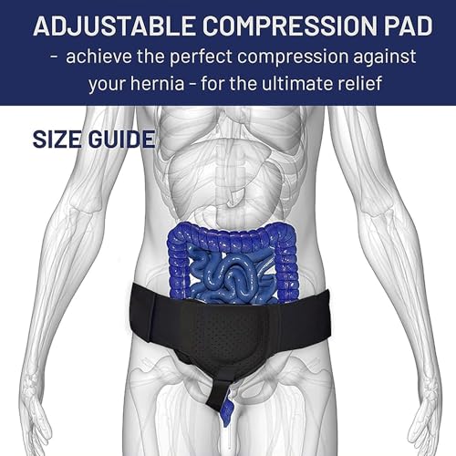 Faja de soporte para hernia inguinal ajustable FoRes unisex miniatura 3