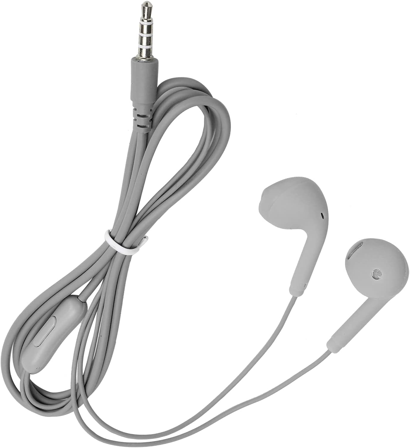 U19 Wired Earphone -3.5mm HiFi Music Headphone with Wire ControlMobile Phones - Comfortable and Earplugin Pink - IdealMusic and Gaming (Grey)