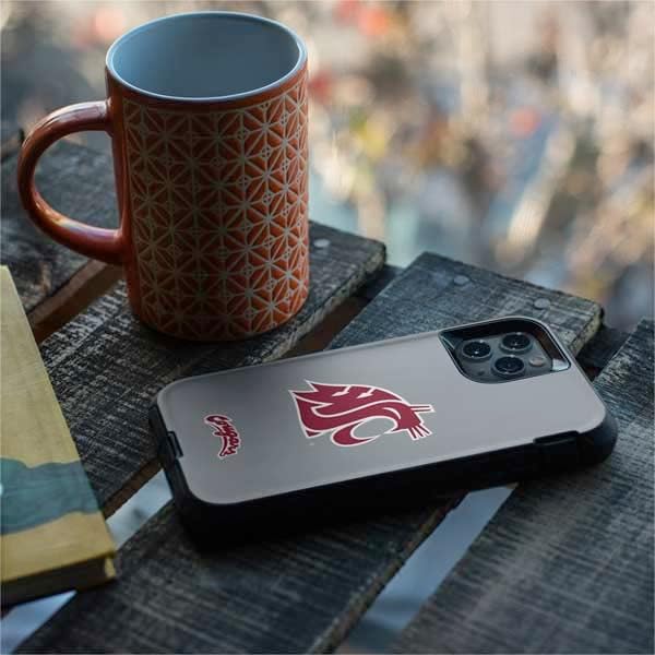 Skinit Decal Skin Compatible with OtterBox Defender iPhone 11 Pro Case - Officially Licensed College WSU Cougars Logo Design