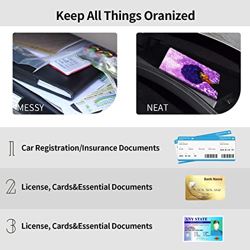 Organizador de Documentos para Auto Cuero miniatura 5