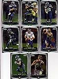 Seattle Seahawks 2014 Topps Chrome NFL Football Series Complete 8 Card Team Set Including Russell...