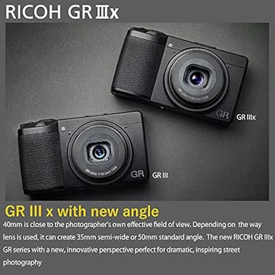 Ricoh GR IIIx, Black, Digital Compact Camera with Panama | Ubuy