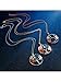 3 Pieces Life Tree Pendant Necklace Handmade Crystal Necklace Jewelry with 50 cm/ 19.7 Inch Long Chain, Gold, Bronze and Silver