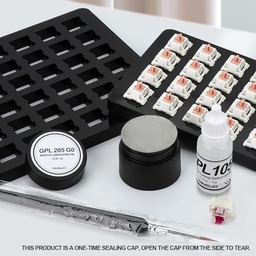 RUNJRX GPL 205 G0 und GPL 105 für Schmiermittel und Federn für mechanische Tastaturschalter, Schmierfett für Tastaturschalter (beide 10 g / 0,35 oz