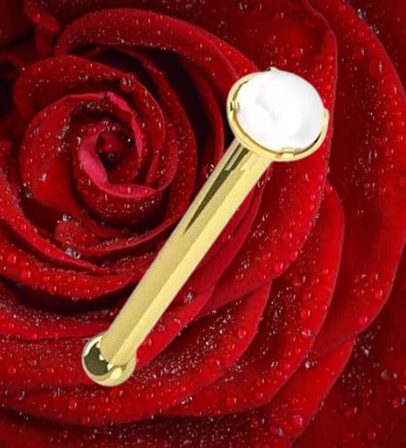 Piercing Nasenstecker Nose Pin Echt 585 Gold mit Perle Maße 0,6 x 6 x 2,5 mm modisch extravagant Gelbgold Echtgold Stecker 46003