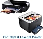 Uinkit Thin Présentation Pape Matte Double Sided 100 Feuilles 11x17 130Gsm 6.5 Hommes A3 Taille de l'imprimante à jet d'encre Dye A103