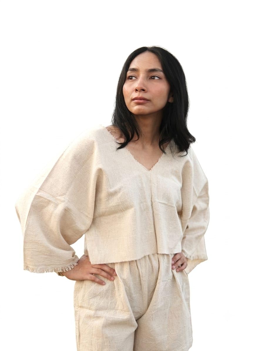 crystalheal; designing the destiny Kora Kimono Top for Women | Boho Cotton Kimono Cardigan | Handmade Tribal Print Cover Up | Lightweight Festival Beach Outerwear | Bohemian Resort Wear Kimono Jacket-picture-30
