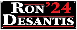 Ron Desantis 2024 Banner 13 oz | Non-Fabric | Heavy-Duty Vinyl Single-Sided With Metal Grommets | Election, Political, Republican, Vote