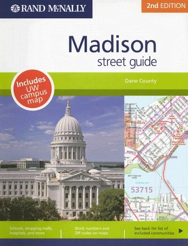 Rand McNally Madison, Wisconsin Street Guide