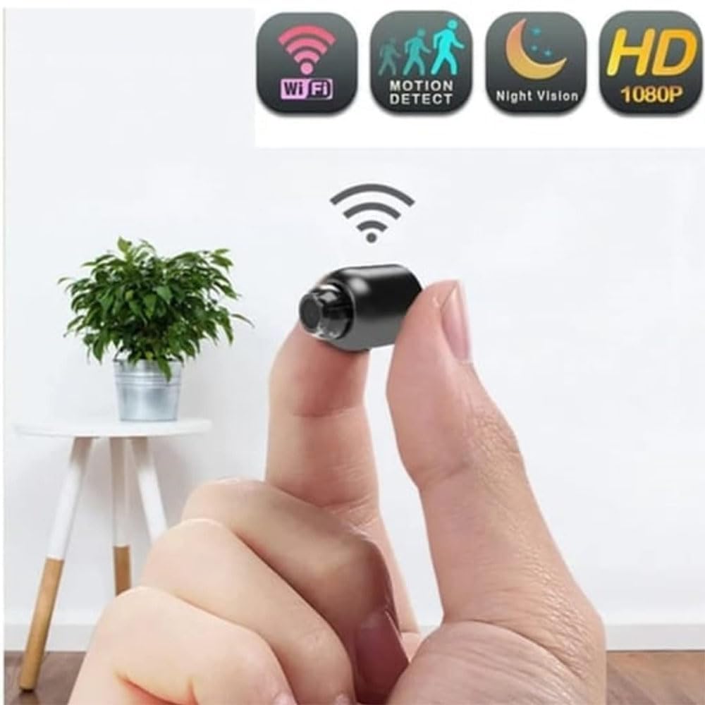Mini Kamera Bezprzewodowa 4G Wifi 1080p HD, Kamery Do Bezpieczeństwa Domu, Mała Ukryta Kamera Wewnętrzna I Zewnętrzna Z Dźwiękiem/wideo, Mała Kamera Dla Niani, Kompaktowe Kamery