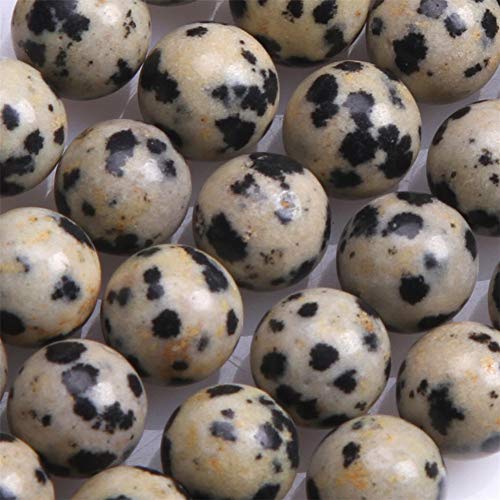 8Mm Round Gemstone Dalmatian Jasper Beads Strand 15 Inches Jewelry Making Beads #TOP1
