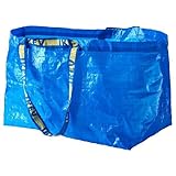Ikea Frakta Lot de 2 grands sacs à provisions Bleu
