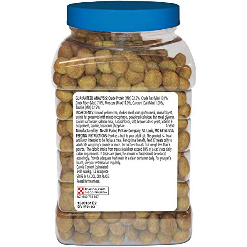 Purina Dentalife Made In Usa Facilities Cat Dental Treats, Savory Salmon Flavor - 13.5 Oz. Canister #TOP1