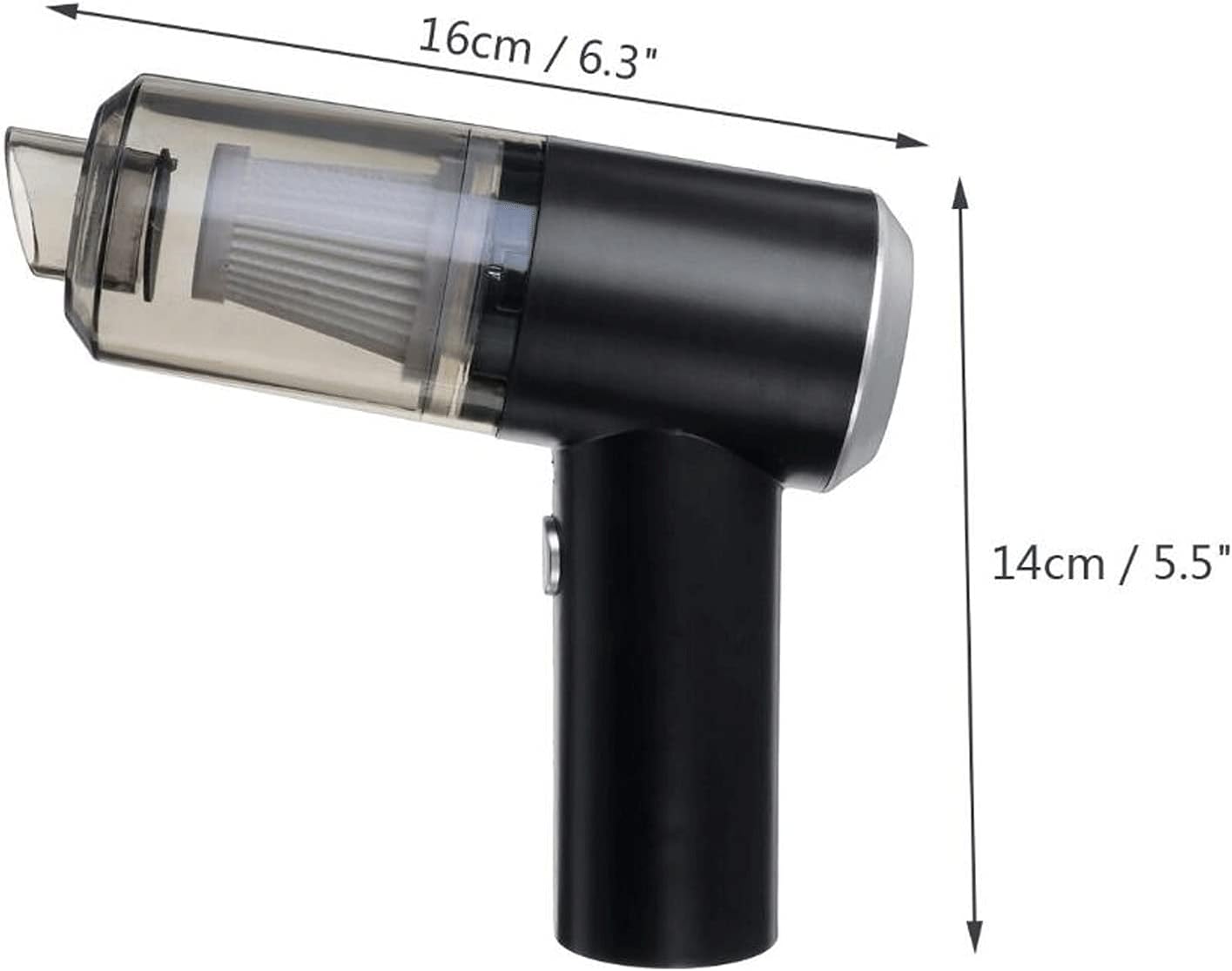 Vacuum Cleaner Car Vacuum Cleaner Cordless Vacuum Home & Car Dual Use Vacuum Cleaner (Color : White)