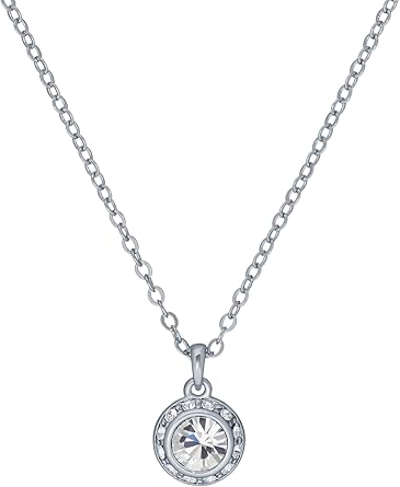Ted Baker Soltell Ladies Solitaire Sparkle Crystal Necklace
