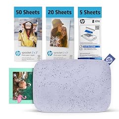 HP Sprocket 2x3 Instant Smartphone Photo Printer 75 Sheets Bundle