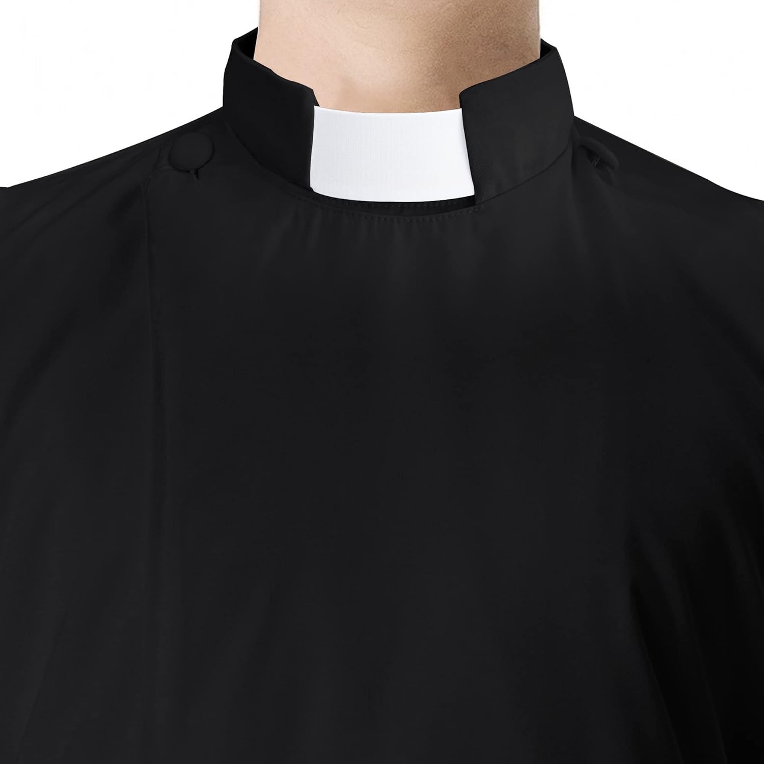 IvyRobes Unisex Adult's Clergy & Pulpit Anglican Cassock with Tab Insert Collar - Image 5