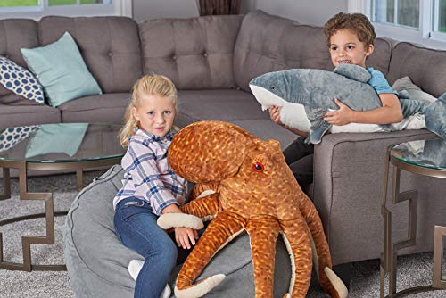 Wild Republic Jumbo Great White Shark Plush, Giant Stuffed Animal, Plush Toy, Gifts For Kids, 30 Inches #TOP5