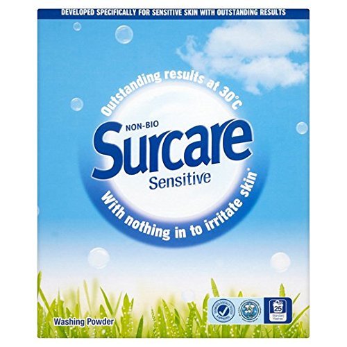 Surcare Non Bio Fragrance Free Laundry Powder 25 Washes 1.65kg