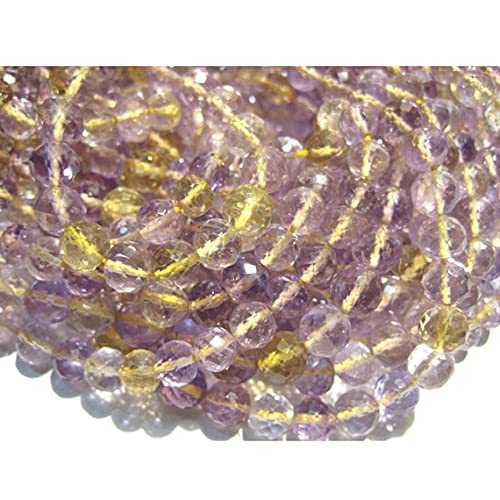 Rondelles amétrine naturelle 6mm facettées pour réparer et sublimer vos colliers