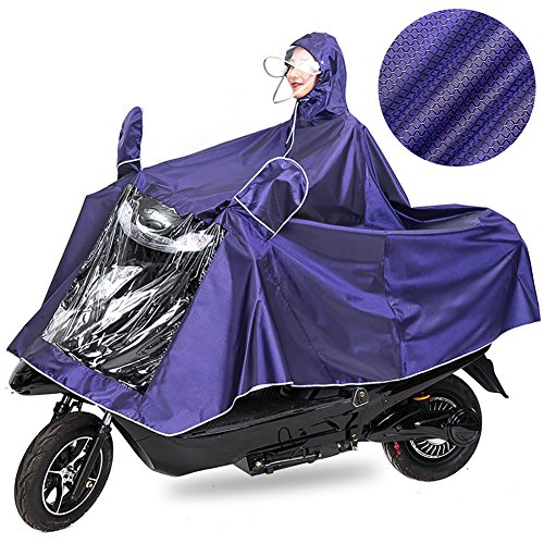 haozaikeji Universal Motorcycle Raincoat Waterproof Hoodie Rain Cape Reusable Bike E-Bike Rain Coat Mobility Scooter Raincoat2