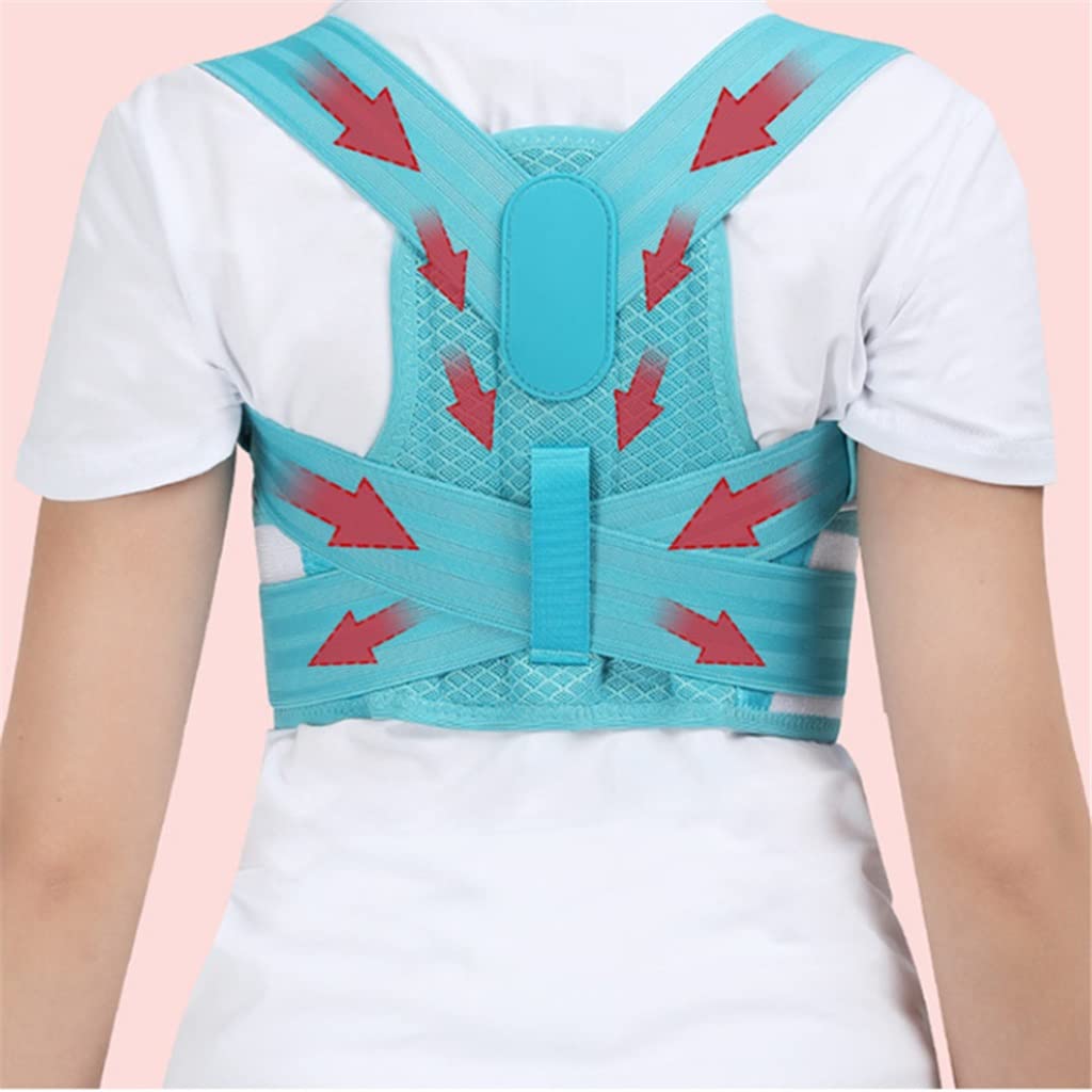 Corsetto ortopedico Cintura di Sostegno Dorsal correttore di Postura regolabile per la salute Bretelle della Spalla Lombare Posteriore Colonna vertebrale Good