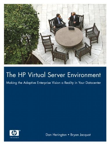 The hp Virtual Server Environment: Making the Adaptive Enterprise Vision a Reality in Your Datacenter