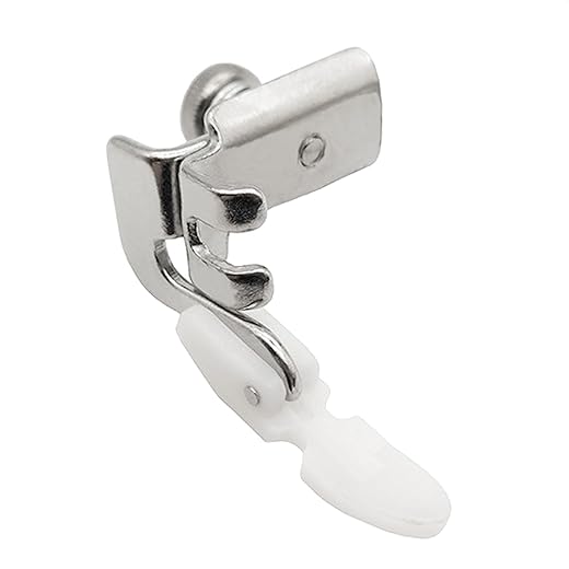 TISEKER Teflon Adjustable Zipper Piping Cording Presser Foot for All Low Shank Singer, Brother, Babylock, Euro-Pro, Janome, Kenmore, White, Juki, Simplicity, Elna and More Sewing Machines